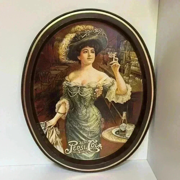 Fabcraft Other - 1983 Fabcraft Inc, Frenchtown NJ Pepsi Cola serving tray replica Victorian ad